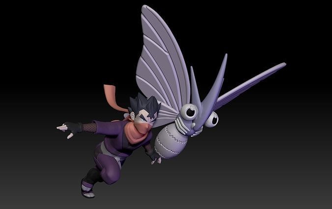 Pokemon Kanto Gym Leader Koga 3D print model