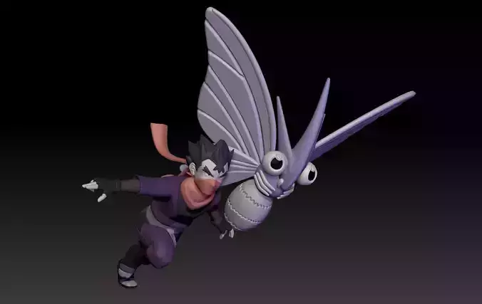 Pokemon Kanto Gym Leader Koga 3D print model