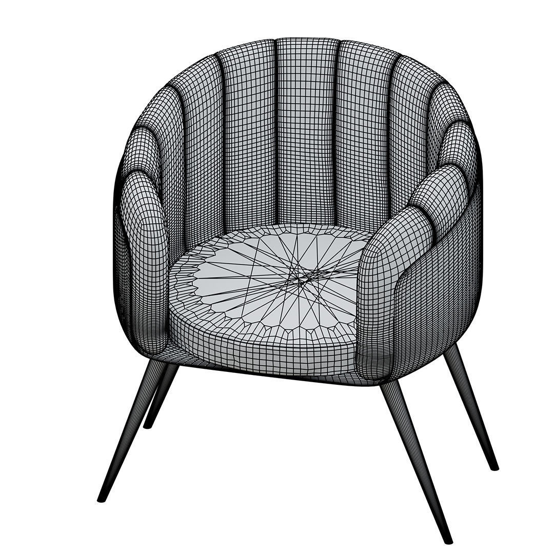  soft chair Free 3D model_2