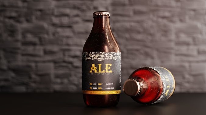 Beer Bottle 3D model