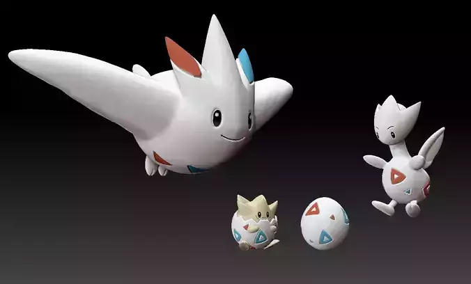 Pokemon Togepi Togetic Togekiss