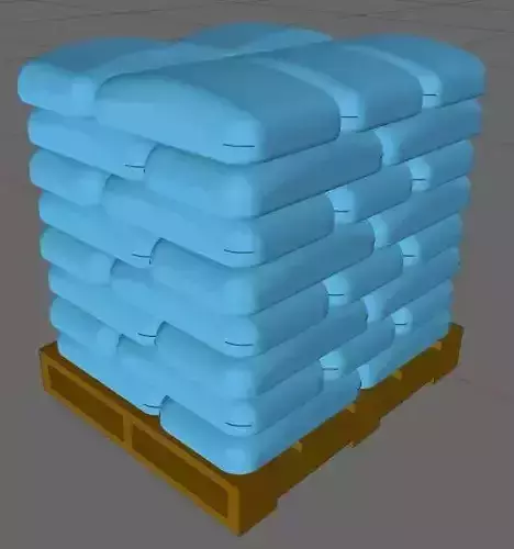 cement pallets for construction dioramas 3D print model