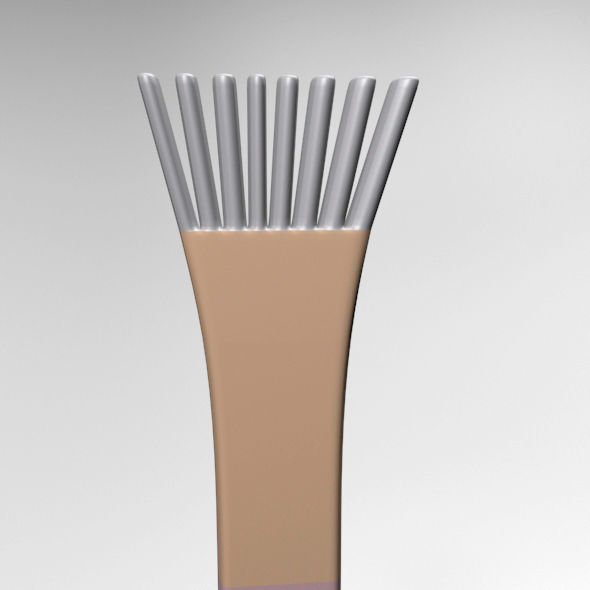 Face Mask Brush 01 3D model_4