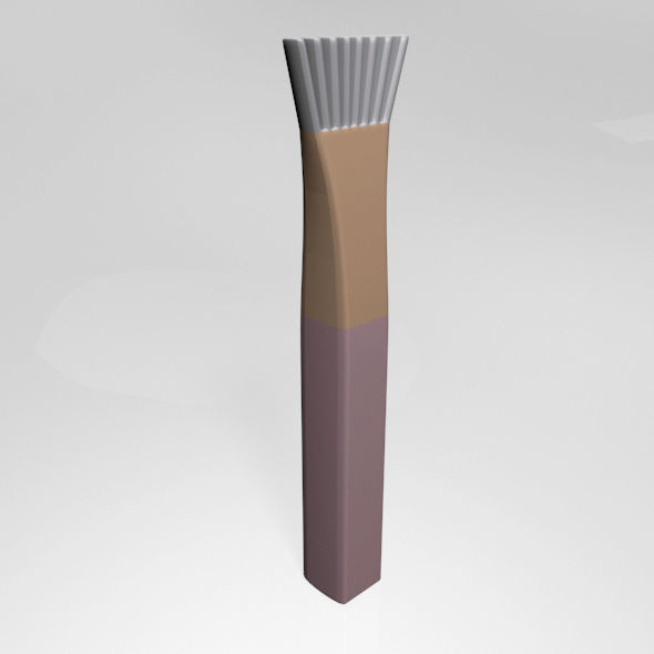 Face Mask Brush 01 3D model_2