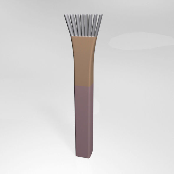 Face Mask Brush 01 3D model_10