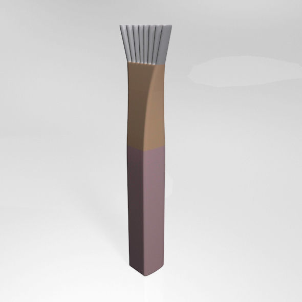 Face Mask Brush 01 3D model_9