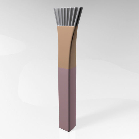Face Mask Brush 01 3D model_1