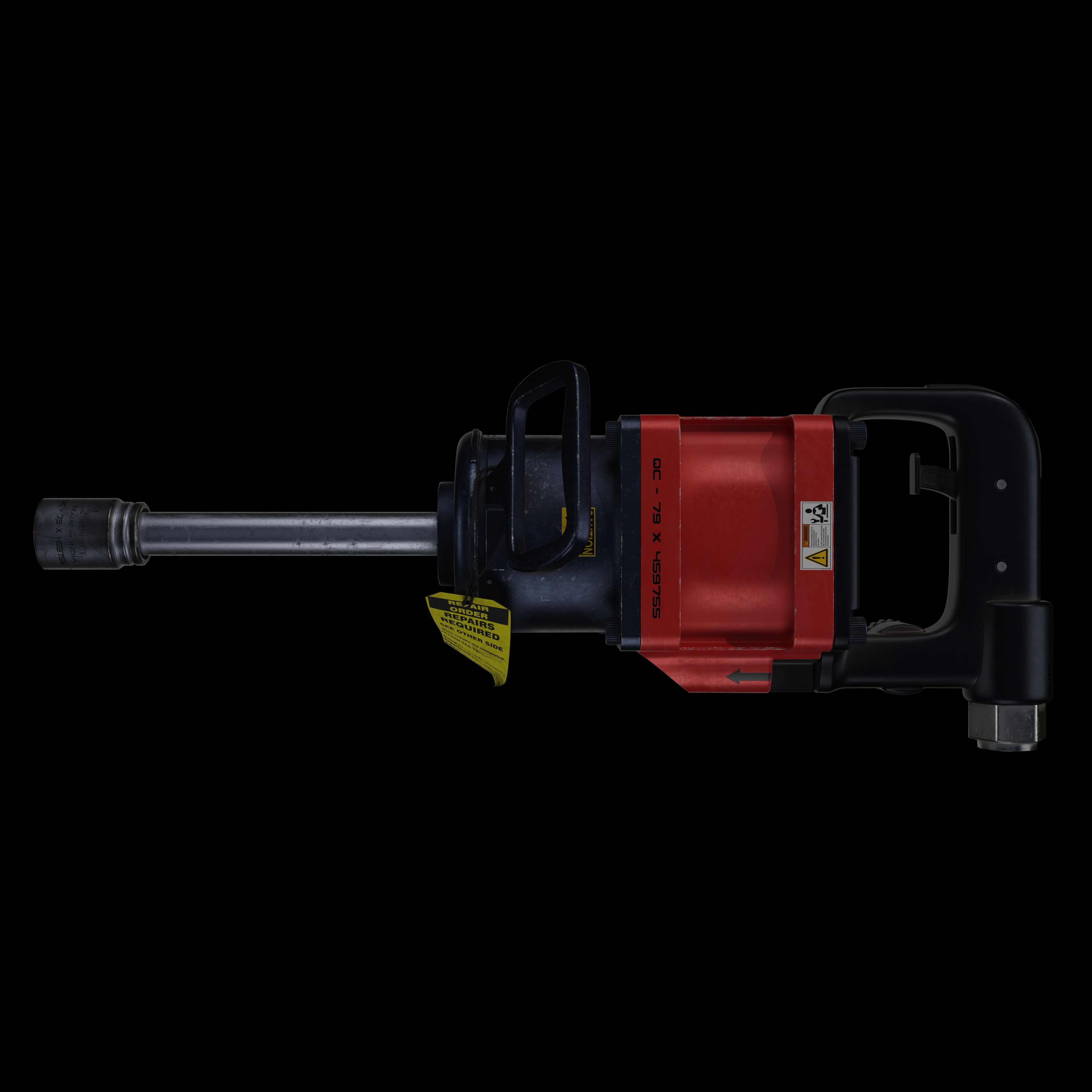 screw gun 3D model_2