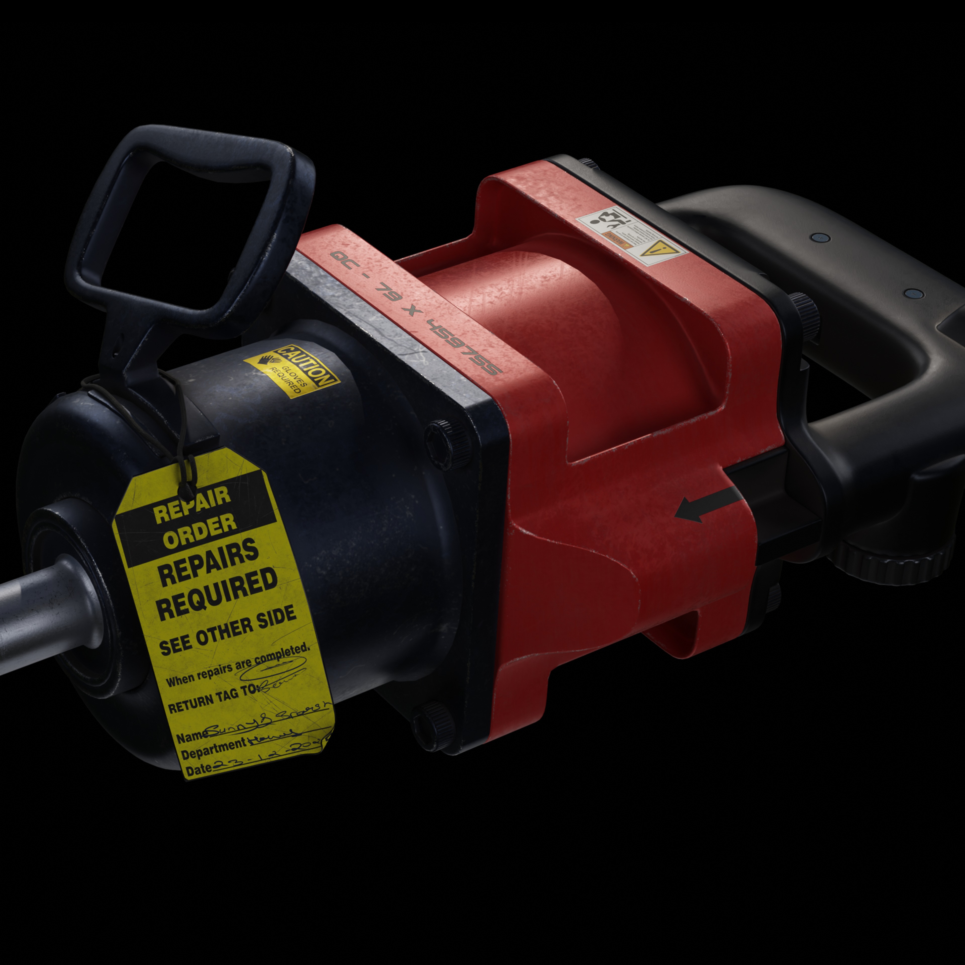 screw gun 3D model_1