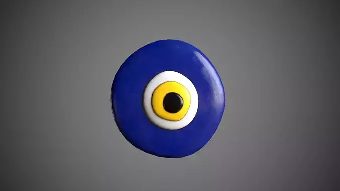 Evil Eye Low-poly 3D model Evil Eye Low-poly 3D model