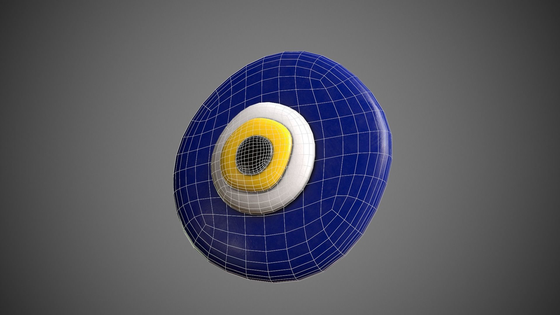 Evil Eye Low-poly 3D model_7