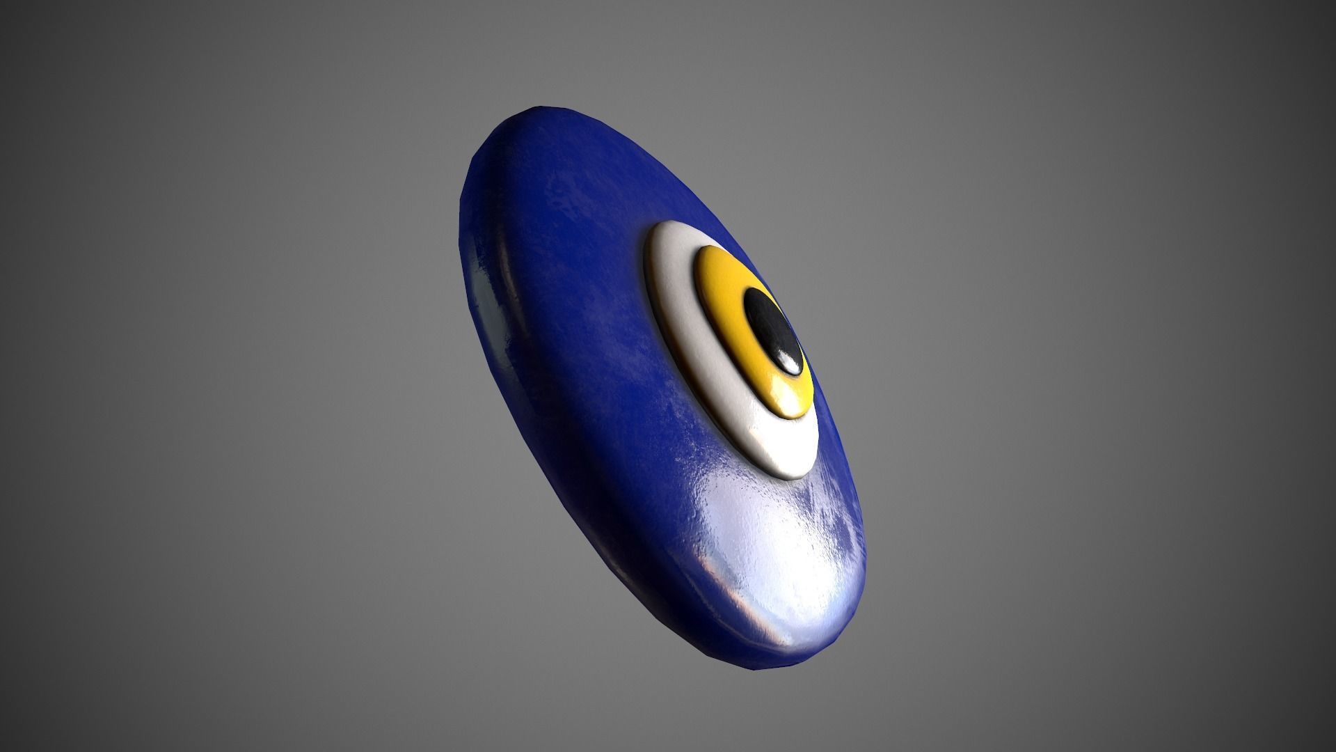 Evil Eye Low-poly 3D model_2
