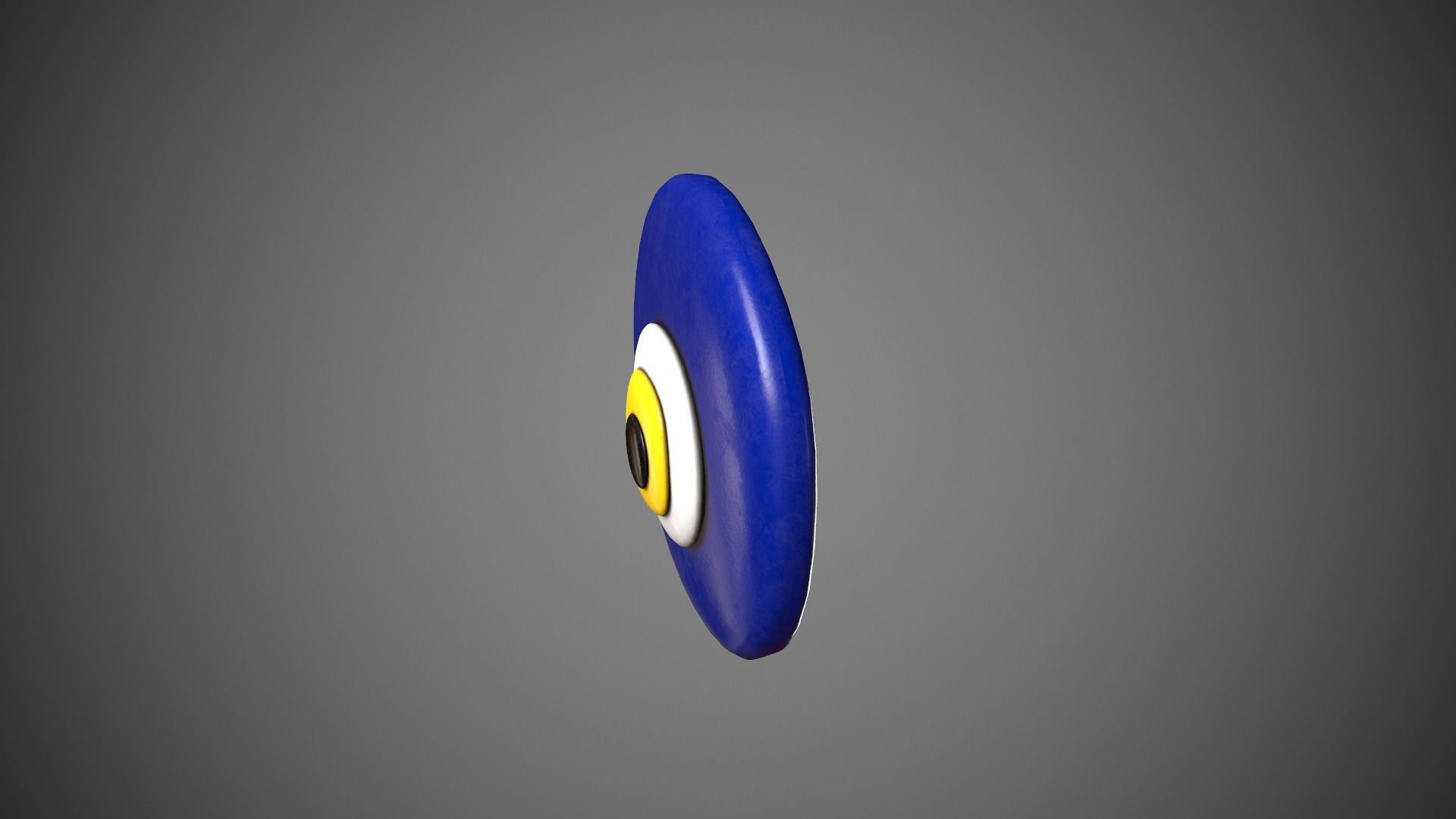 Evil Eye Low-poly 3D model_5