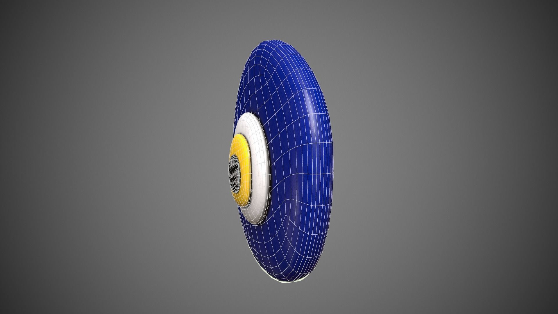 Evil Eye Low-poly 3D model_8