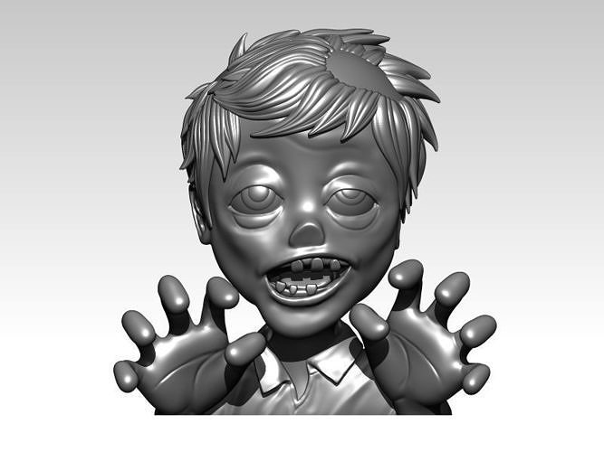 Zombies Emoji 3D print model