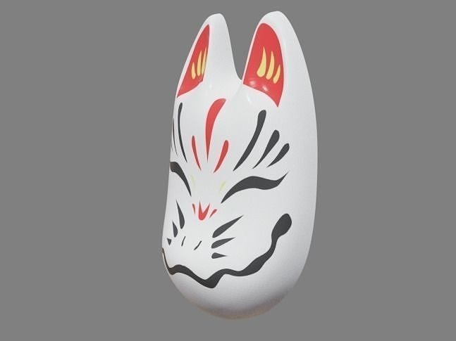 Fox mask 3D model