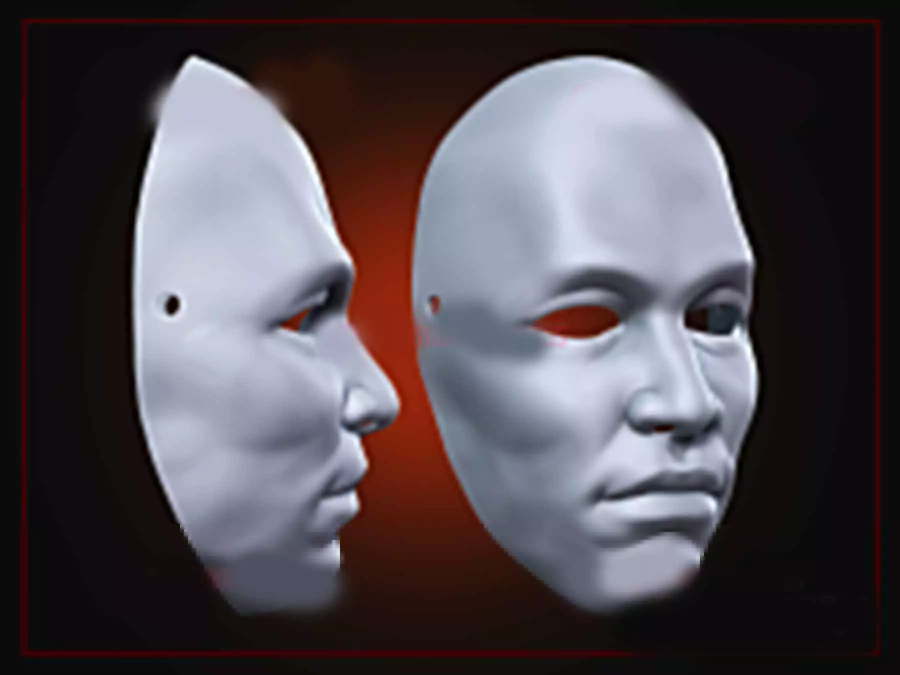 Hellbound Mask for Cosplay - Halloween Costume 3D print model_0