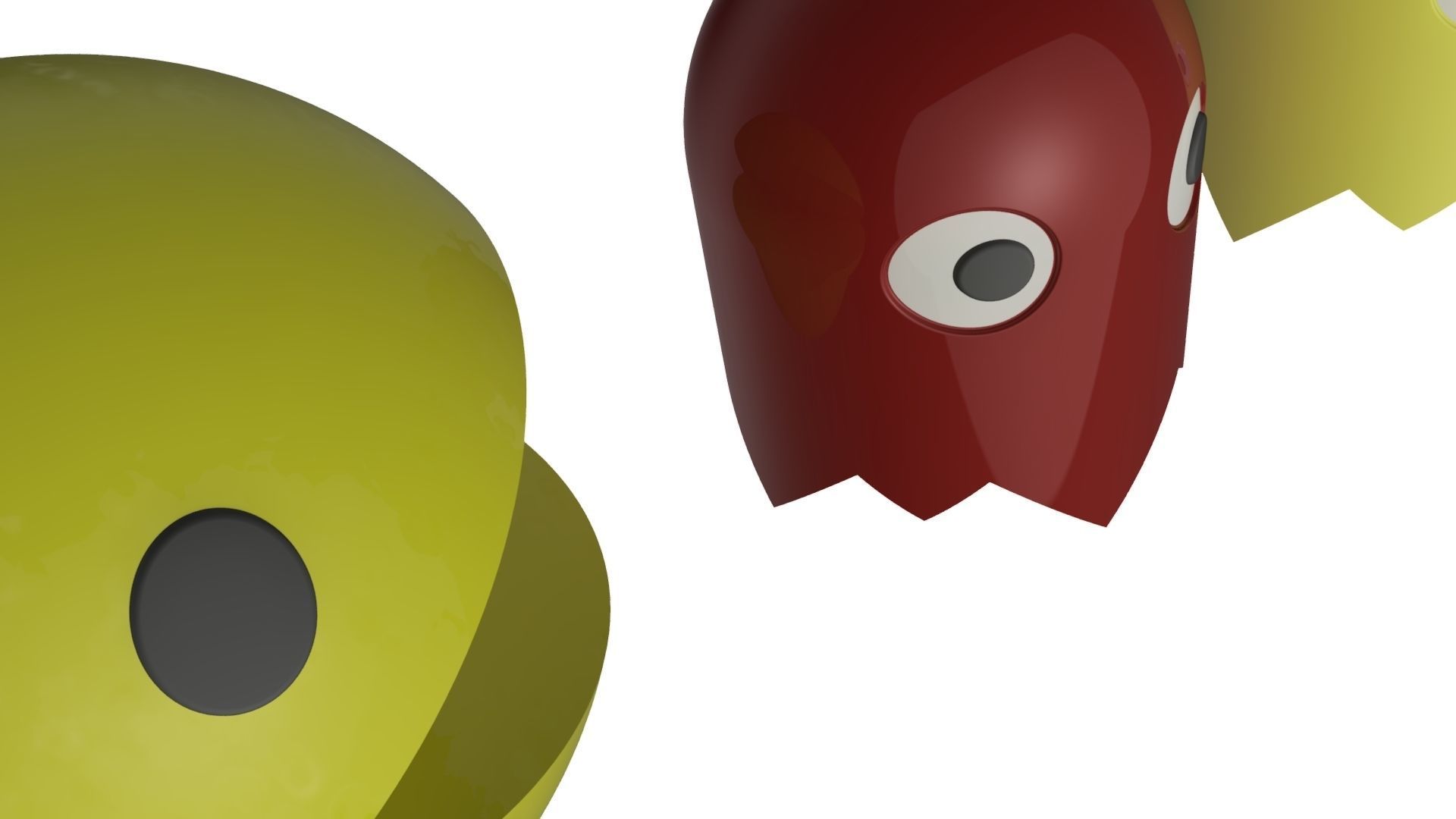 PACMAN AND ITS CUTE ENEMIES 3D print model_6