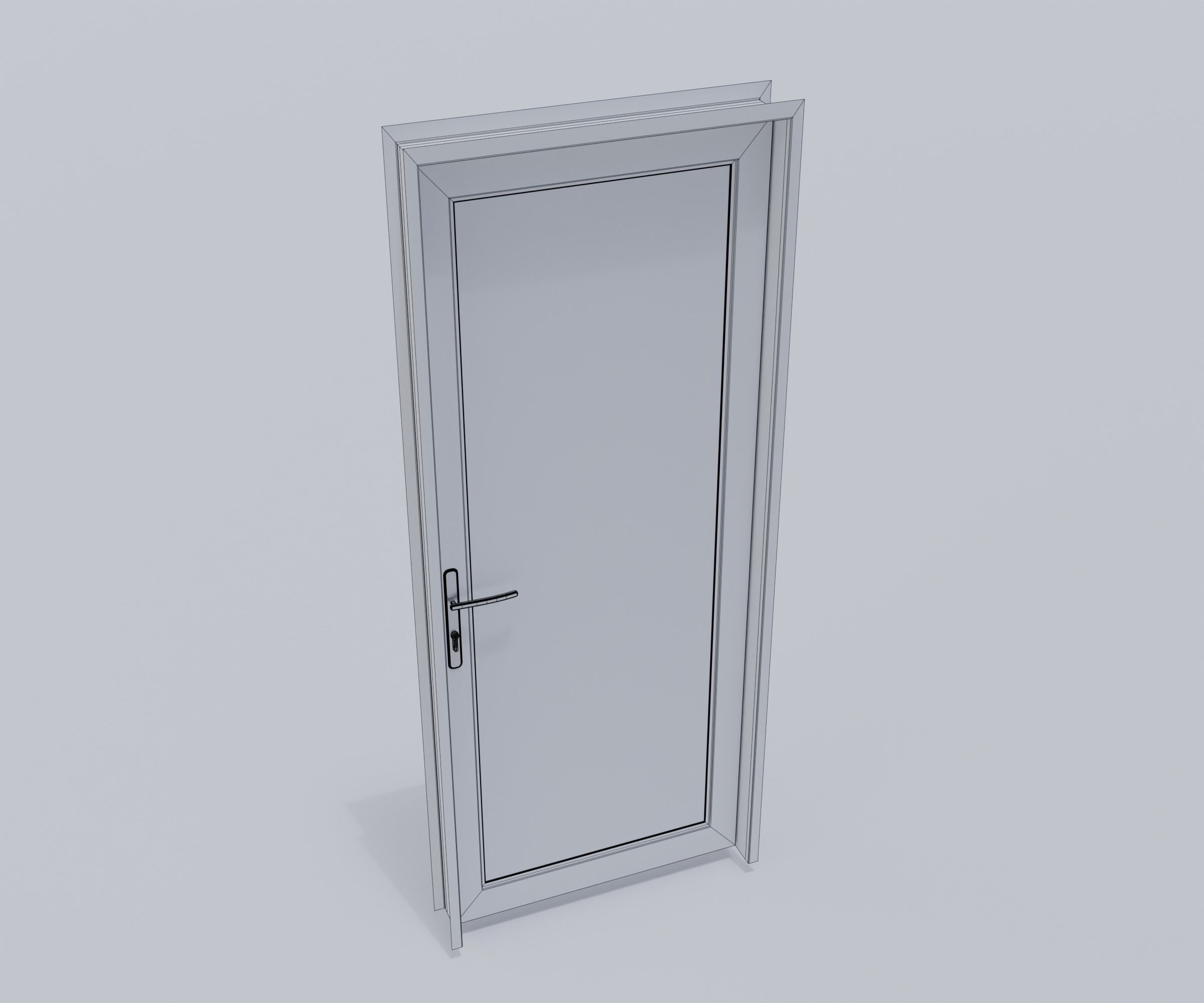 Door model for compositions Free 3D model_4