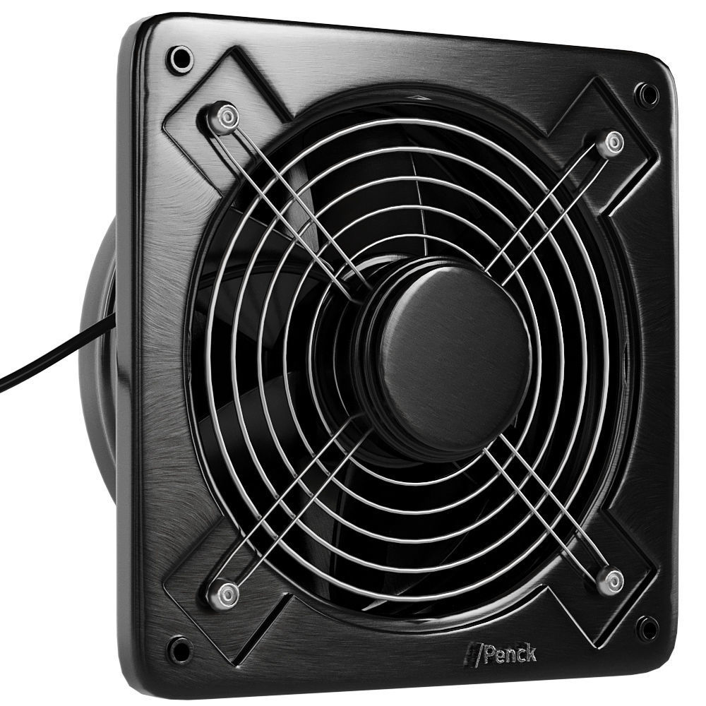 air circulation Low-poly 3D model_3