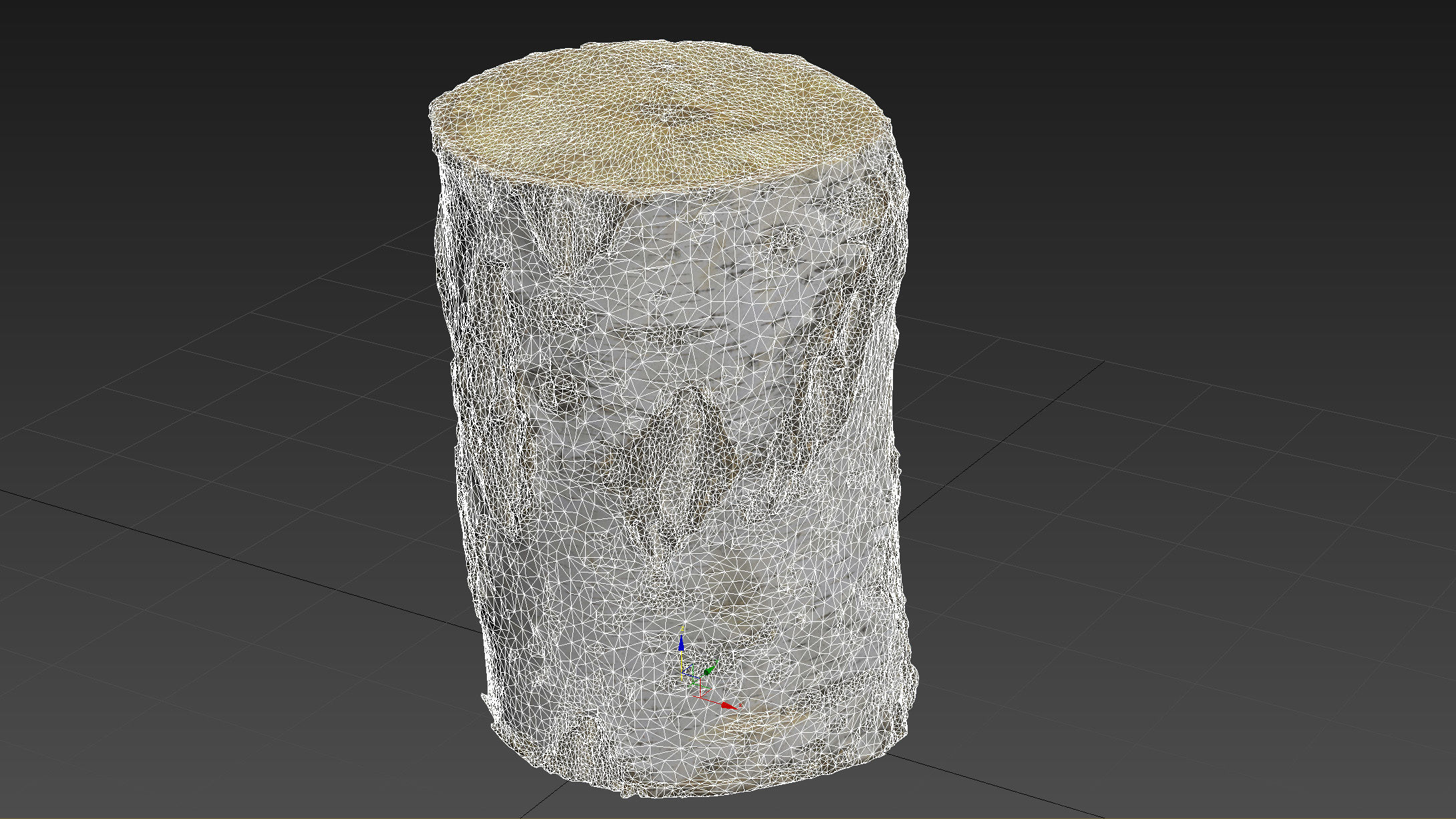 8k birch stump 3D model_15