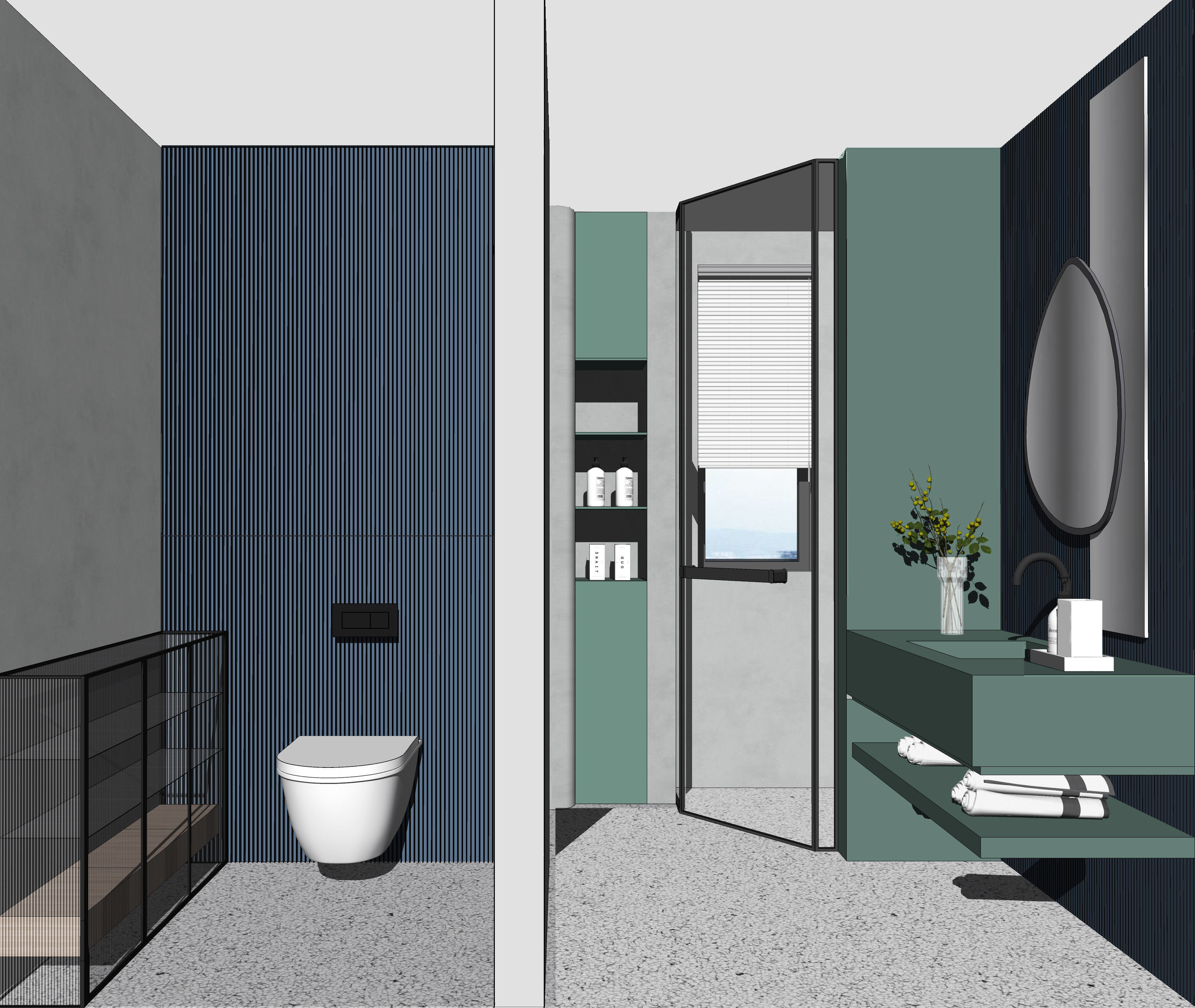 23  Sets Of  Bathroom  sketchup Model  INTERIOR DESIGN 3D model_15