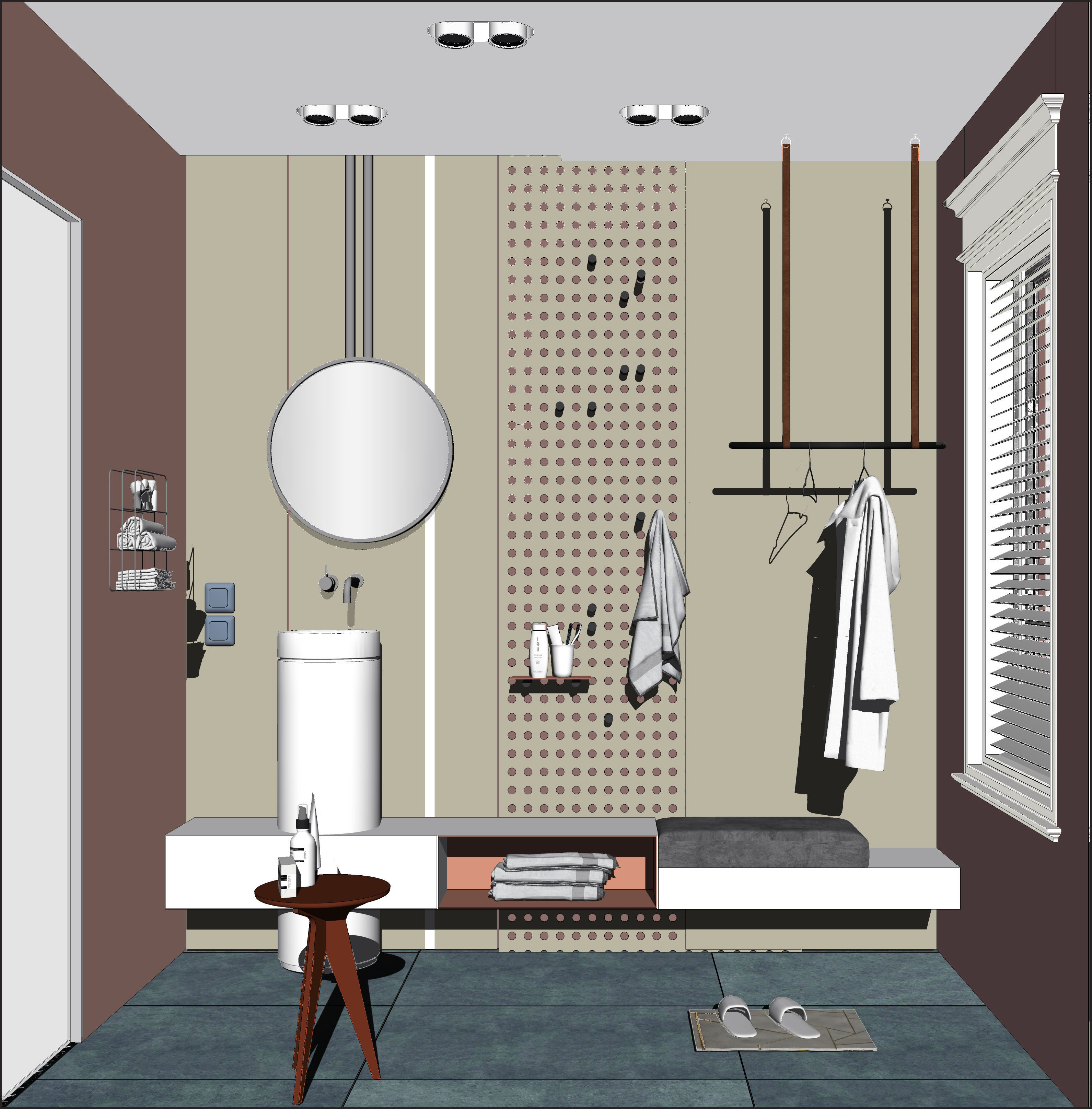 23  Sets Of  Bathroom  sketchup Model  INTERIOR DESIGN 3D model_16