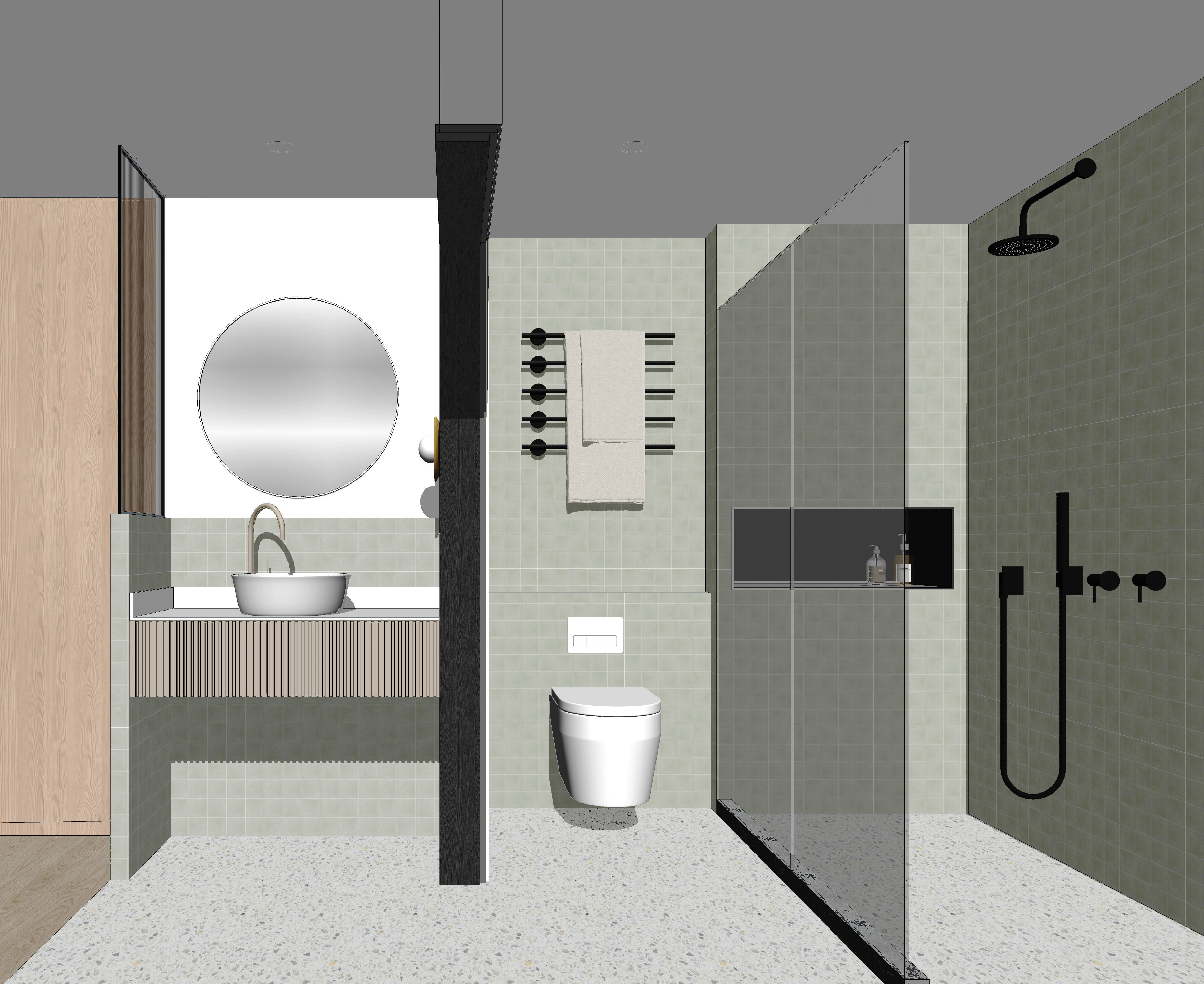 23  Sets Of  Bathroom  sketchup Model  INTERIOR DESIGN 3D model_10