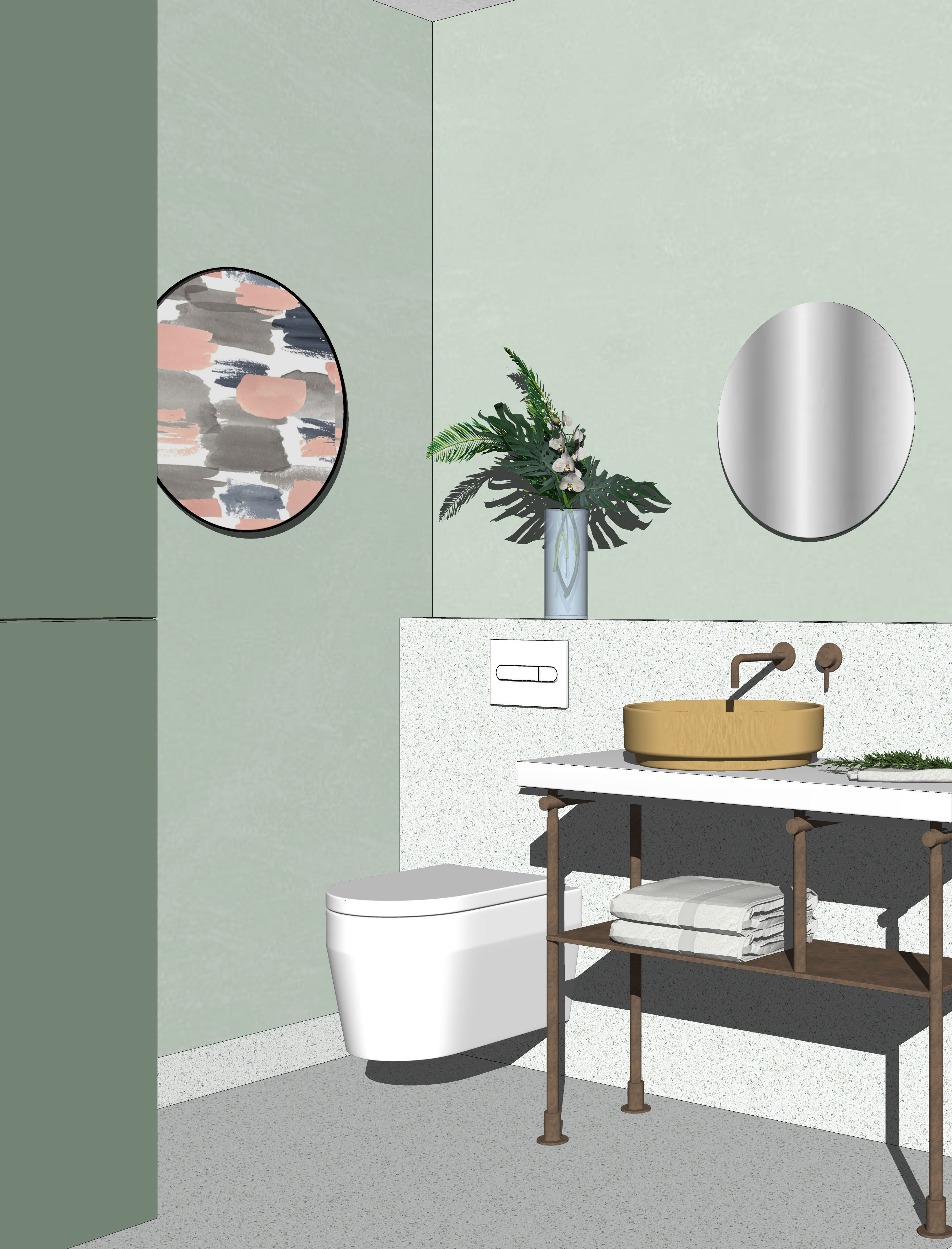 23  Sets Of  Bathroom  sketchup Model  INTERIOR DESIGN 3D model_11