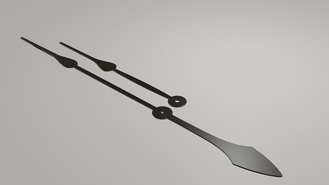Large clock hands 3D print model