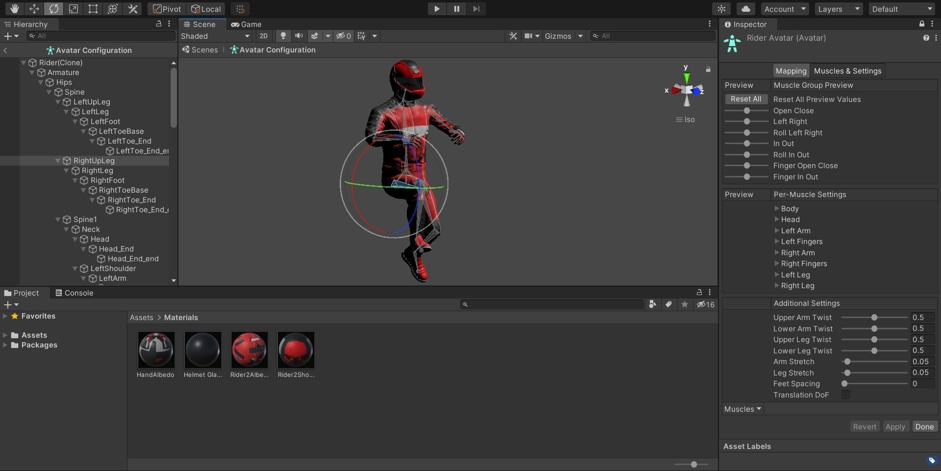 Bike Rider Rigged Low-poly 3D model_10