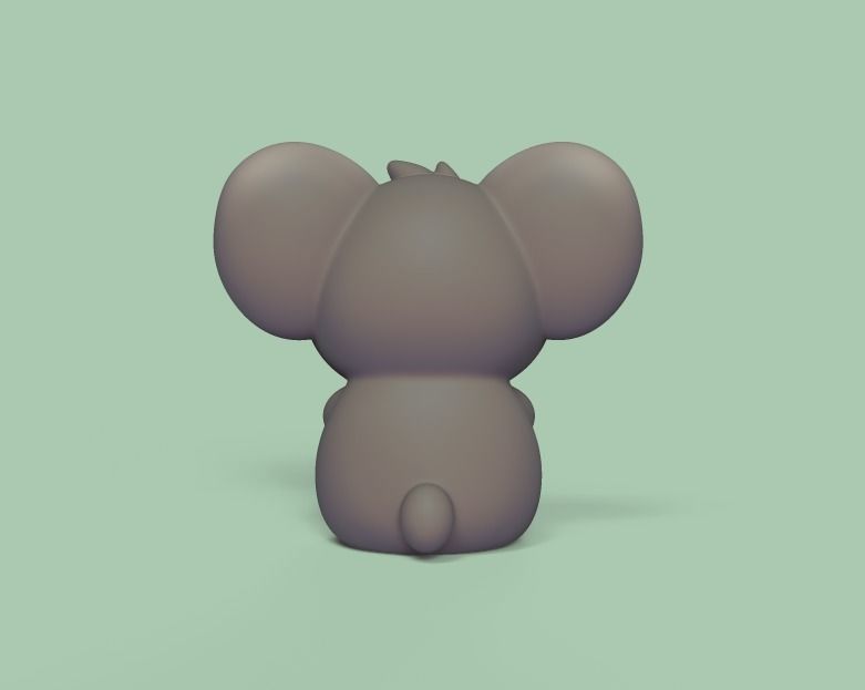 Koala Big Eyes 3D print model_2