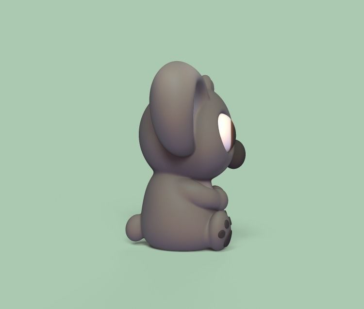 Koala Big Eyes 3D print model_1