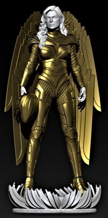 Warrior Wonder Woman 1984 3D print model_1