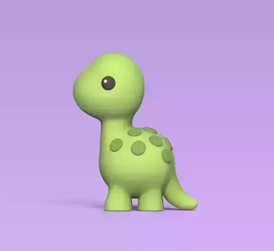 Little Diplodocus 3D print model
