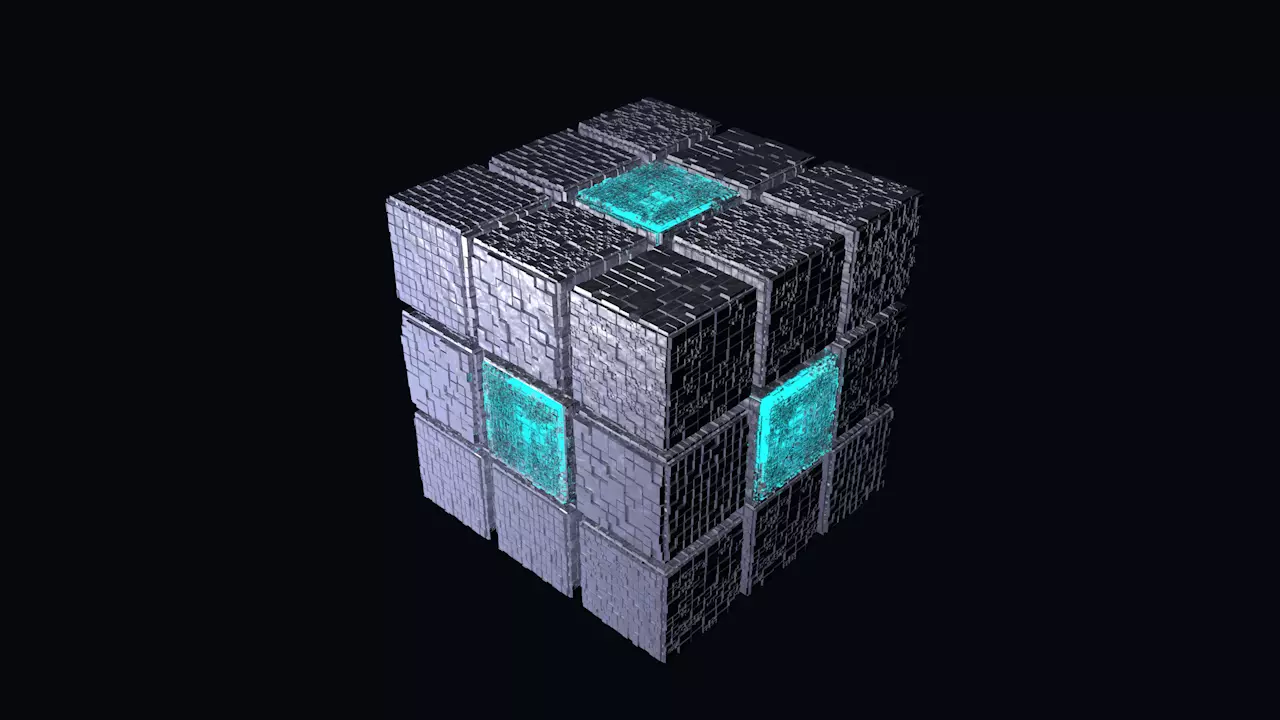 Ski-Fi Cube 3D model_0