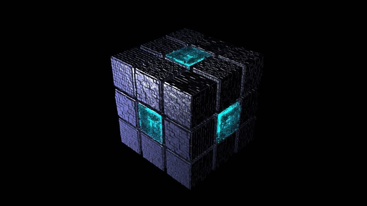 Ski-Fi Cube 3D model_2