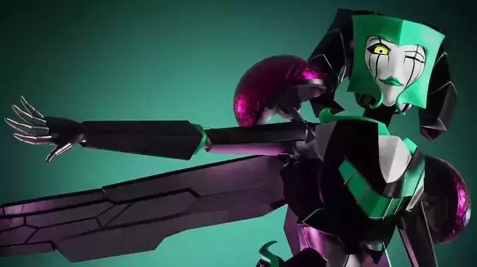 3D Malejest Transformers Prime Character Rig Low-poly 3D model