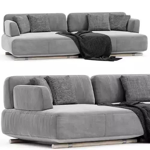 Natuzzi cava two seaters sofa