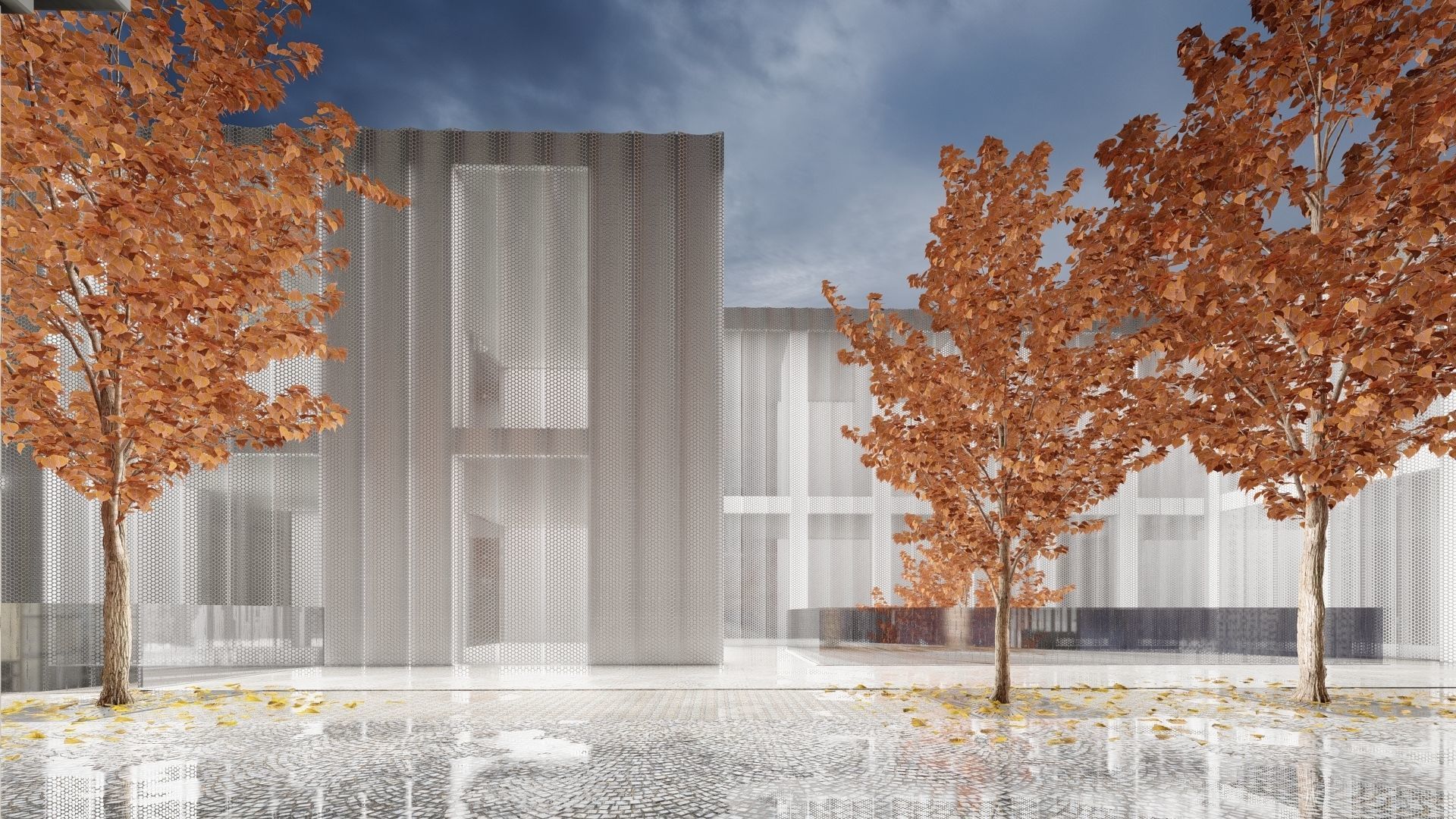 Modern Culture Center 3D model_8