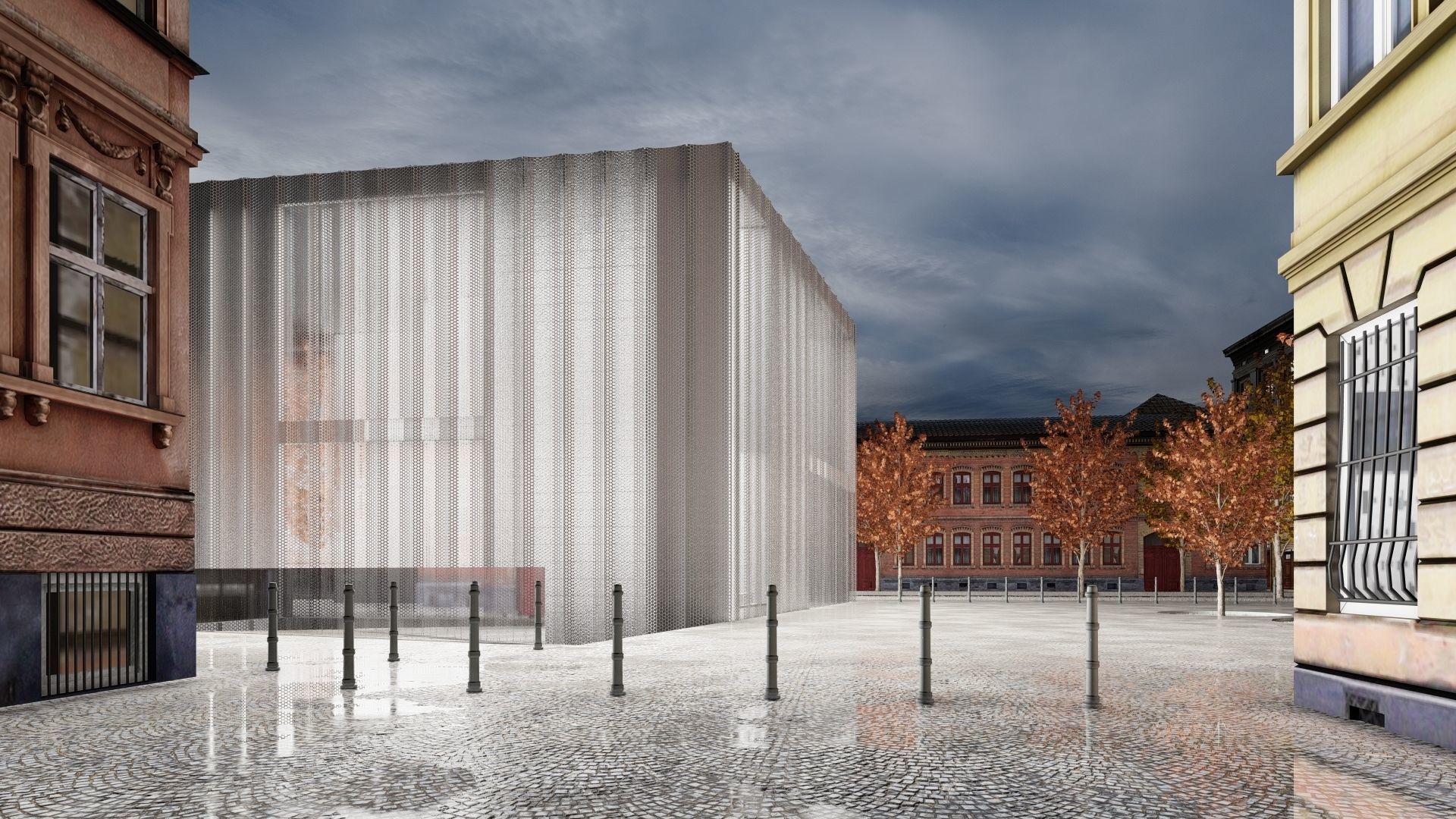 Modern Culture Center 3D model_1