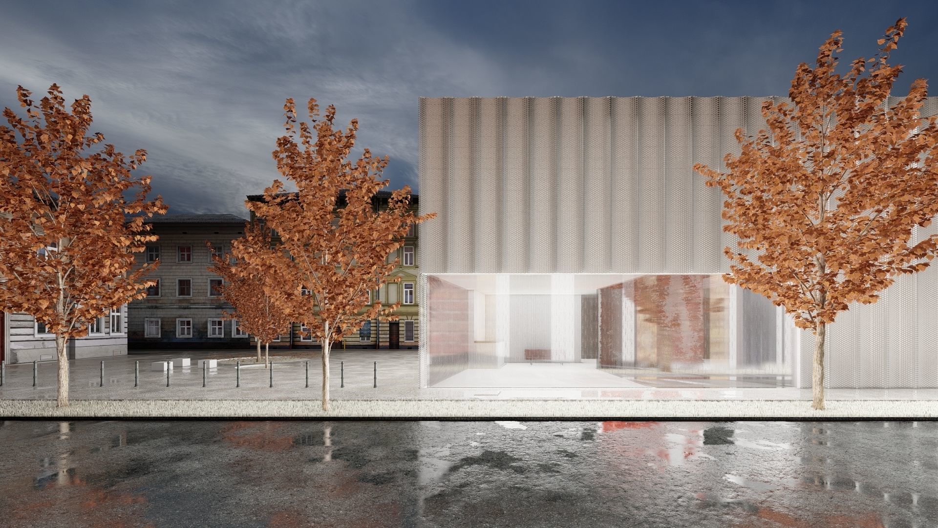 Modern Culture Center 3D model_2