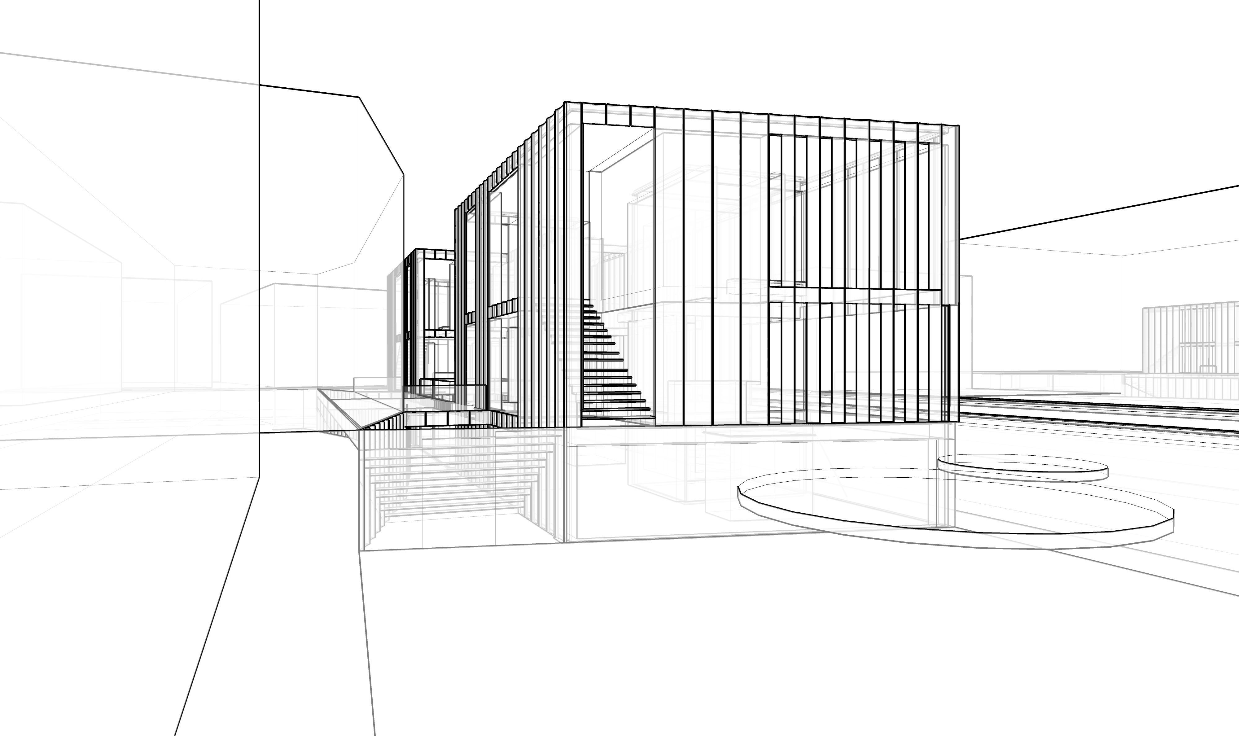 Modern Culture Center 3D model_9