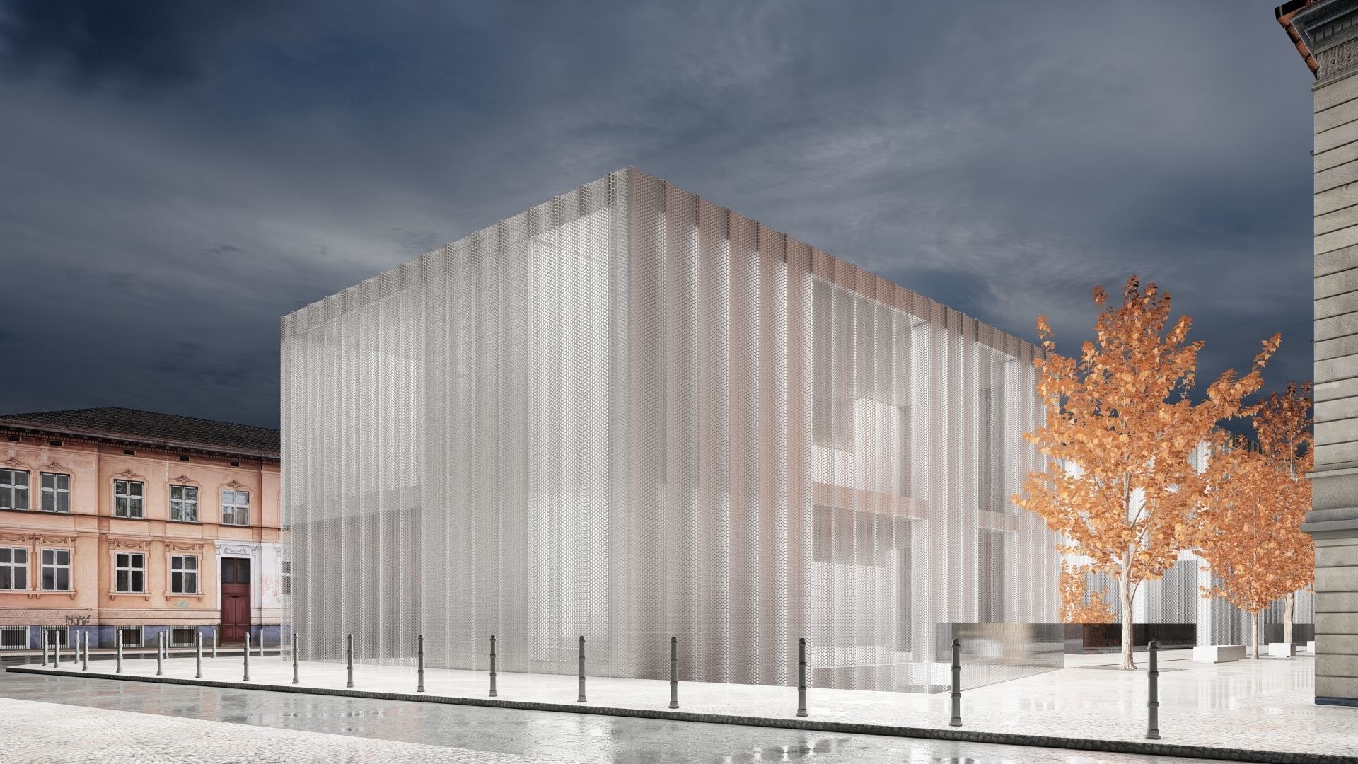 Modern Culture Center 3D model_4