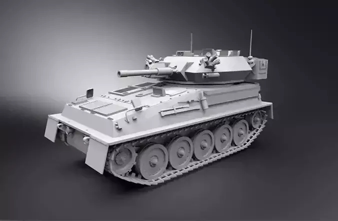 Fv101 Scorpion Scale model 3D print model