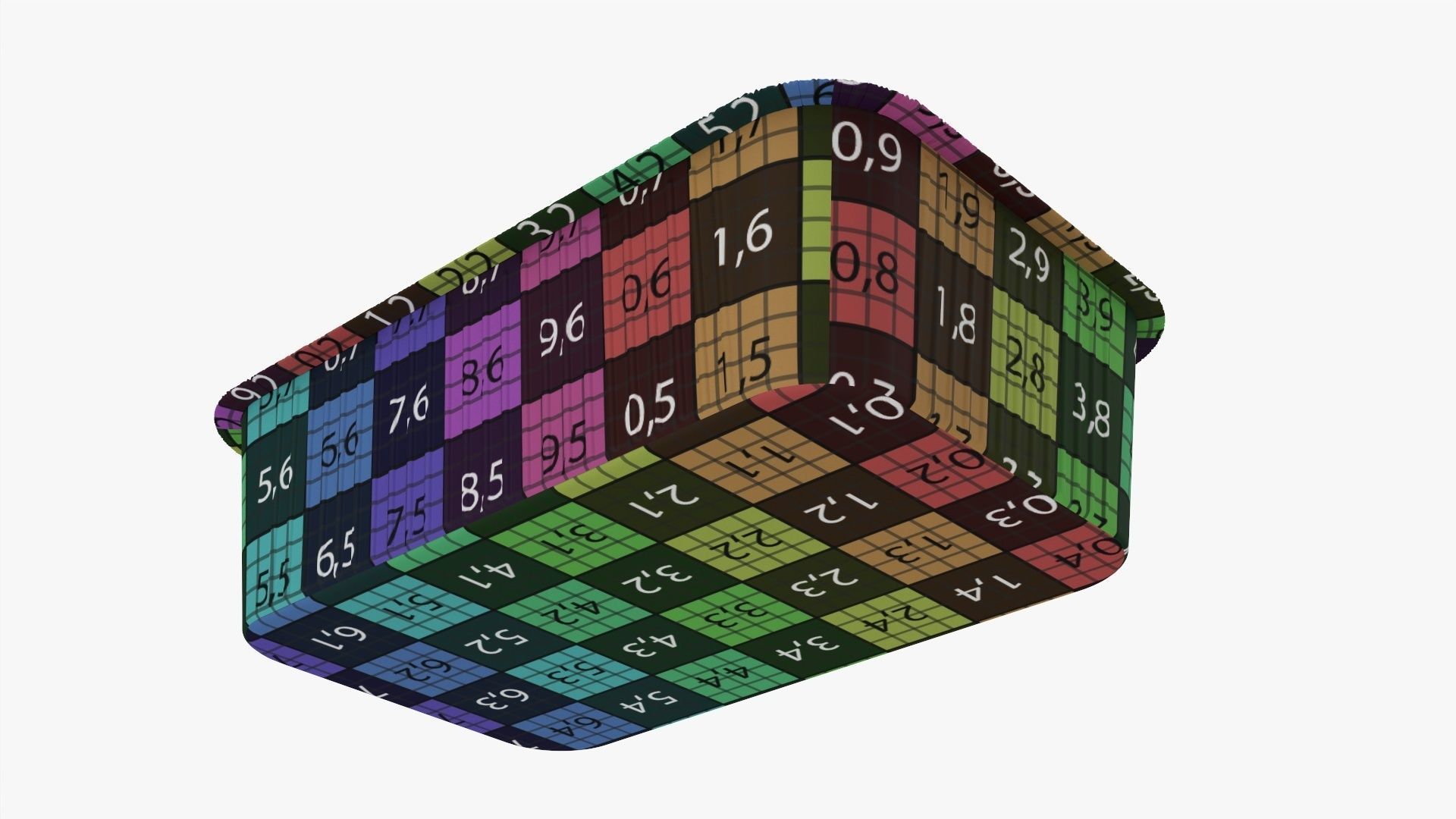 Foil food tray 02 3D model_9