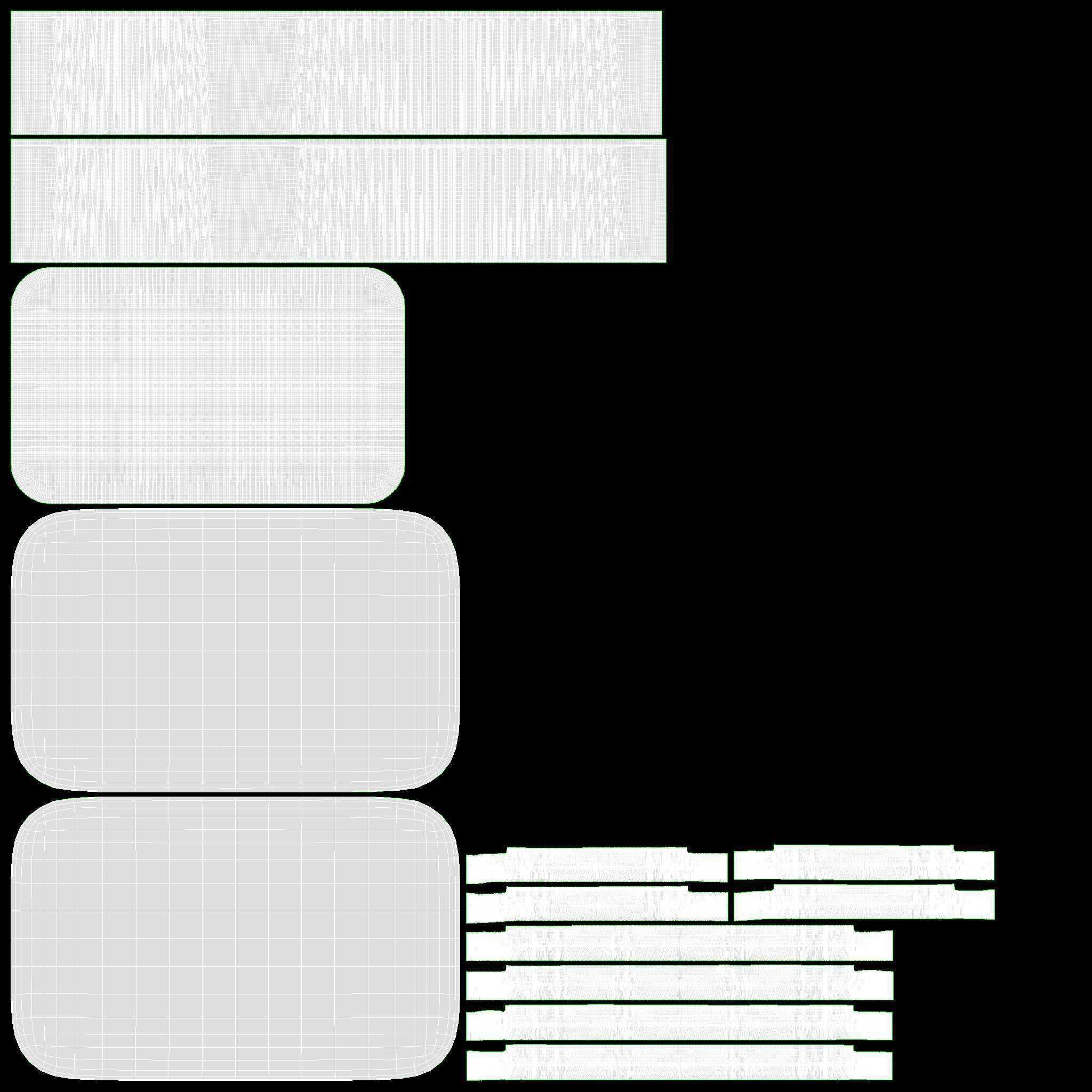 Foil food tray 02 3D model_10