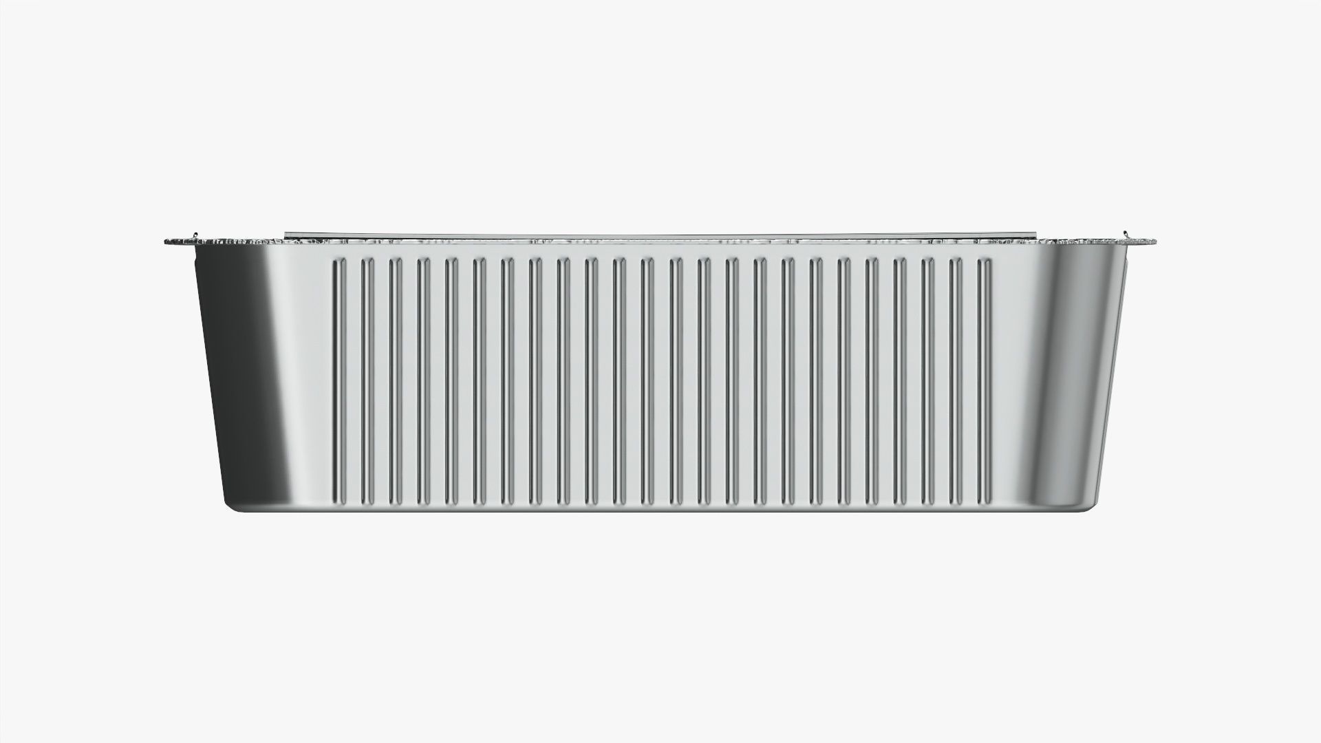 Foil food tray 02 3D model_3