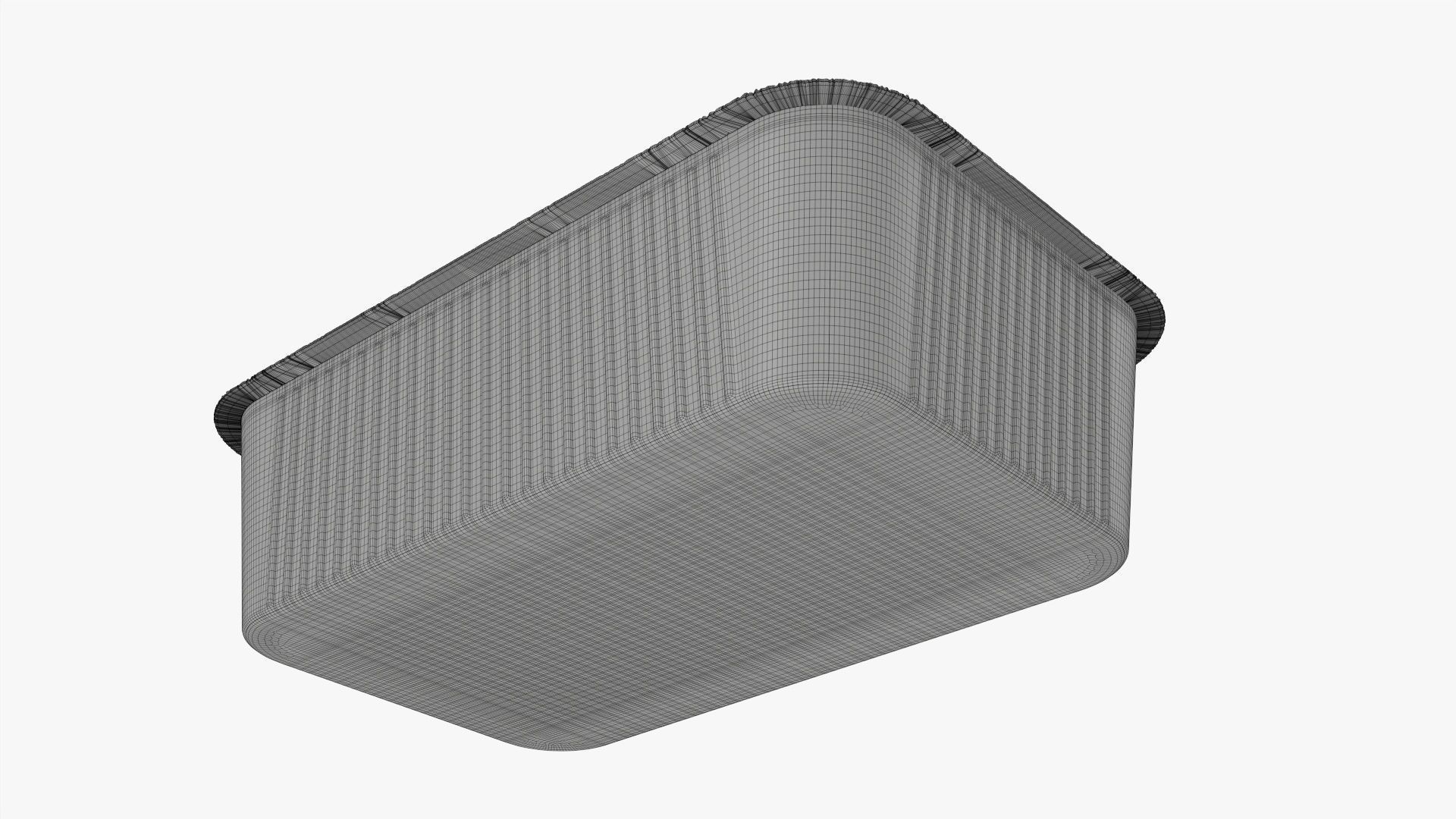 Foil food tray 02 3D model_7