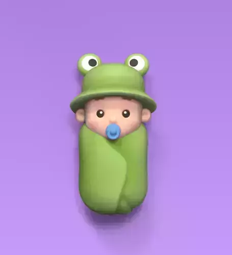 Baby Frog Hat